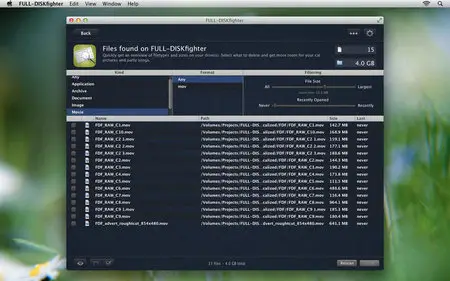 FULL-DISKfighter v1.4.1 Mac OS X