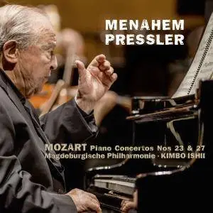 Menahem Pressler, Kimbo Ishii & Magdeburg Philharmonic - Mozart: Piano Concertos Nos. 23 & 27 (Live) (2017)