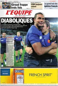 L'EQUIPE (16 Octobre 2011)