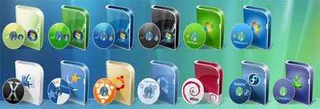 Boxes Vista Like OS Icons