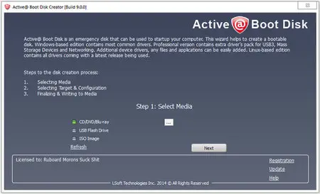 Active Boot Disk Suite 9.1.0 LiveCD (WinPE 3.1)