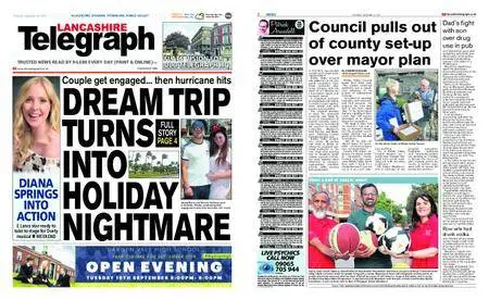 Lancashire Telegraph (Blackburn, Darwen, Hyndburn, Ribble Valley) – September 16, 2017