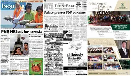 Philippine Daily Inquirer – June 19, 2014