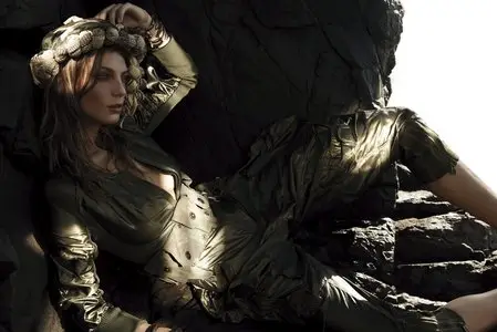 Daria Werbowy by Mikael Jansson for Vоgue Japan April 2010