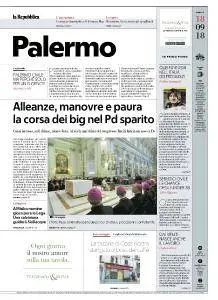 la Repubblica Palermo - 18 Settembre 2018