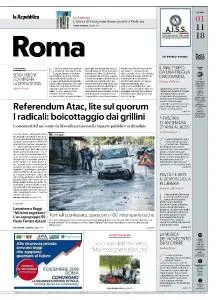 la Repubblica Roma - 1 Novembre 2018