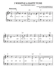 I Whistle A Happy Tune - Rodgers & Hammerstein, The King And I Musical (Easy Piano)