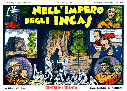 Collana Albi Grandi Avventure - Nell'Impero degli Incas - Volume 1