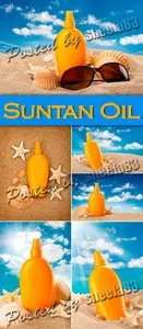 Stock Photo - Suntan Oil