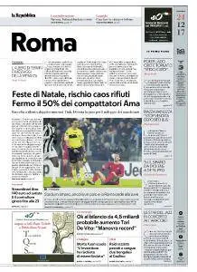 la Repubblica Roma - 24 Dicembre 2017
