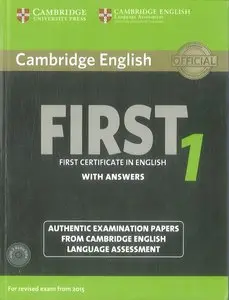 Cambridge English First 1 for Revised Exam from 2015 Student's Book Pack (Student's Book with Answers and Audio CDs)