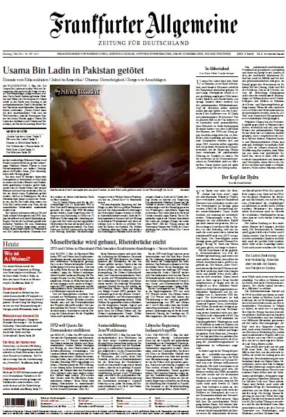 Frankfurter Allgemeine Zeitung vom 03 Mai 2011