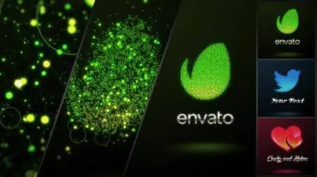 Glowing Dots Logo - Project for After Effects (VideoHive)