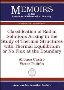 Classification of Radial Solutions Arising in the Study of Thermal Structures with Thermal Equilibrium or No Flux at the Bounda