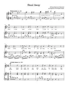 Steal Away - African-American Spiritual (Piano Vocal)