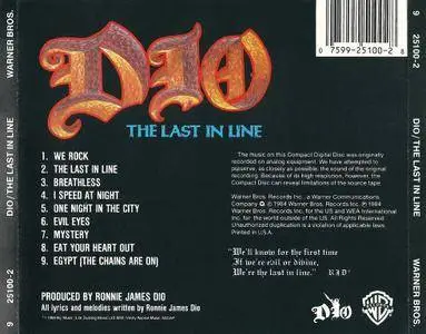 Dio - The Last In Line (1984) {1988, Reissue} Re-Up