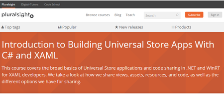 Pluralsight: Introduction to Building Universal Store Apps with C# and XAML (2014) [repost]