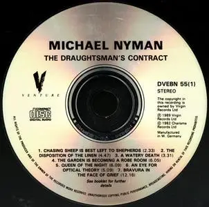 Michael Nyman - The Draughtsman's Contract (Soundtrack) {1982) {1989 Venture/Virgin West Germany}