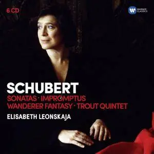 Elisabeth Leonskaja - Franz Schubert: Sonatas; Impromptus; Wanderer Fantasy; Trout Quintet (2016) 6 CD Box Set