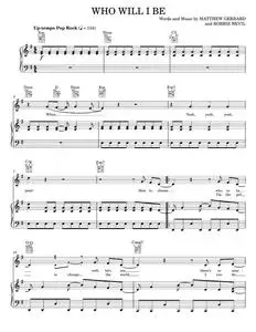 Who Will I Be (from Camp Rock) - Camp Rock Movie, Demi Lovato, Jonas Brothers (Piano-Vocal-Guitar)