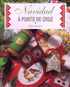 Navidad a punto de cruz