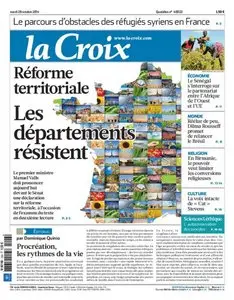 La Croix Du Mardi 28 Octobre 2014