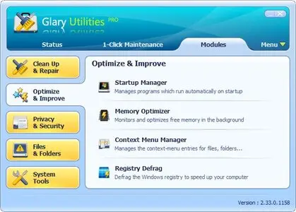 Glary Utilities Pro 2.36.0.1232 Multilanguage Portable
