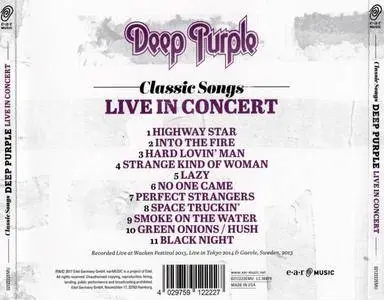 Deep Purple - Classic Songs: Live In Concert (2017) {earMusic 0212222EMU}[/b]