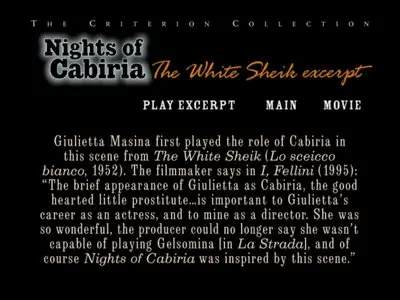 NIGHTS OF CABIRIA (1957) - (The Criterion Collection - #49) [DVD9] [1999]