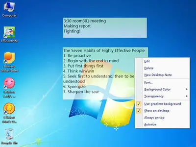 Efficient Sticky Notes Pro 5.0.505 Multilingual + Portable