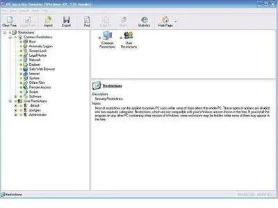 Ixis Research PC Security Tweaker v7.5