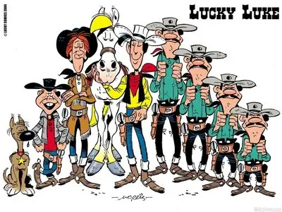 Lucky Luke 74 Albums + 9 HS