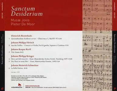 Pieter De Moor, Musæ Jovis - Sanctum Desiderium: Buxtehude, Förtsch, Krieger, Kerll, Schmelzer  (2015)