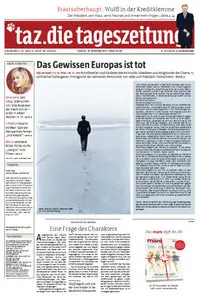 Tageszeitung TAZ vom 19 Dezember 2011