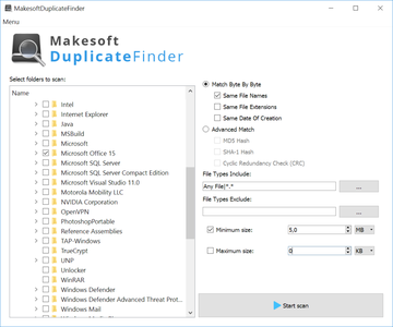 Makesoft DuplicateFinder 1.1.2 Build 171101