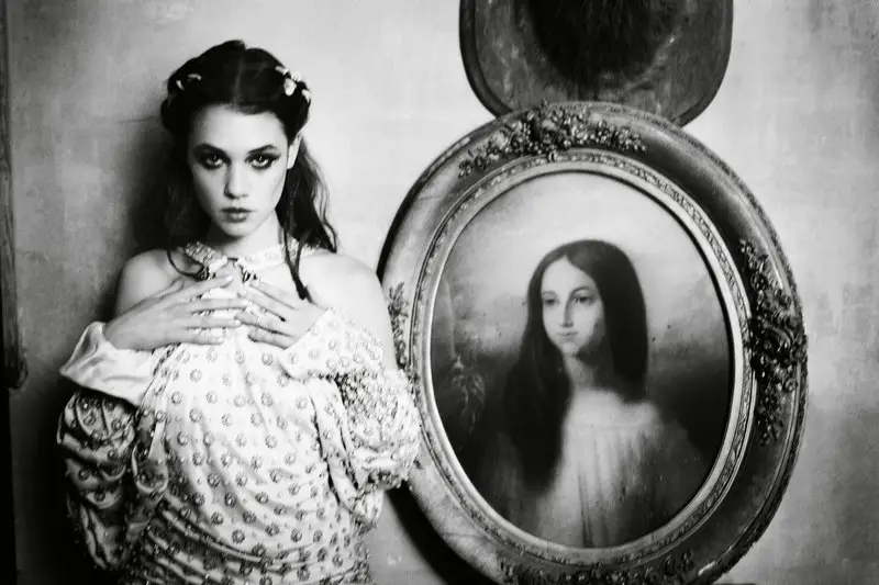 Astrid Berges-Frisbey by Ellen von Unwerth for Vоgue Italia March 2012