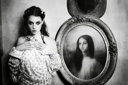 Astrid Berges-Frisbey by Ellen von Unwerth for Vоgue Italia March 2012