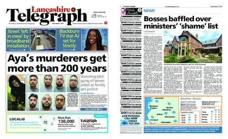 Lancashire Telegraph (Blackburn, Darwen, Hyndburn, Ribble Valley) – August 06, 2021