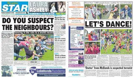 Shropshire Star Shrewsbury Edition – September 24, 2018