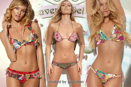 Candice Swanepoel - Agua Bendita Swimwear Summer 2010 (Repost)