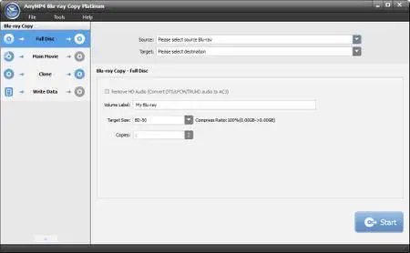 AnyMP4 Blu-ray Copy Platinum 7.2.50 Multilingual