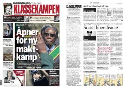 Klassekampen – 20. november 2017