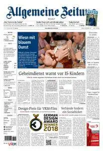 Allgemeine Zeitung Mainz - 20. Oktober 2017