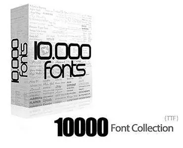 10.000 Varied English Fonts