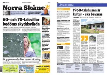 Norra Skåne – 09 augusti 2019