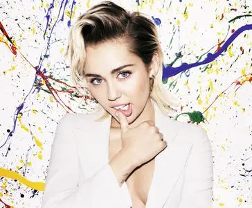 Miley Cyrus by Matt Irwin for ELLE UK October 2015