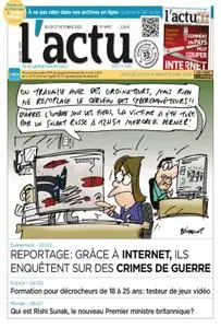 L'Actu – 27 octobre 2022