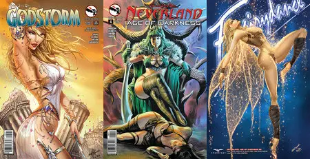 Grimm Fairy Tales Presents. Neverland: Age Of Darkness (#1-4) y Godstorm: Age of Darkness (One Shot)