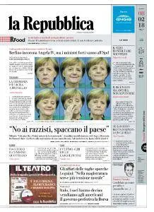 la Repubblica - 8 Febbraio 2018