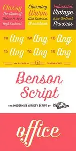 Benson Script Font Family